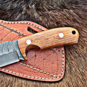 Wood handle knives